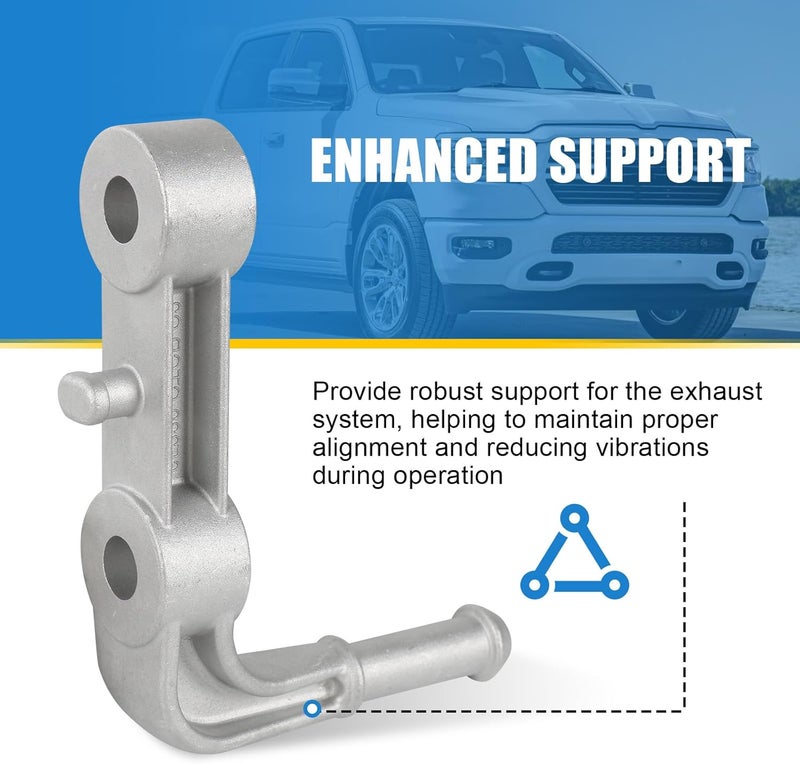 RALZAOTO Rear Right Exhaust Bracket Muffler Support Assembly Compatible with Dodge Ram 1500 5.7L 6.2L 2019-2024 Exhaust Bracket Passenger Side Replace 68395841AA - Image 5